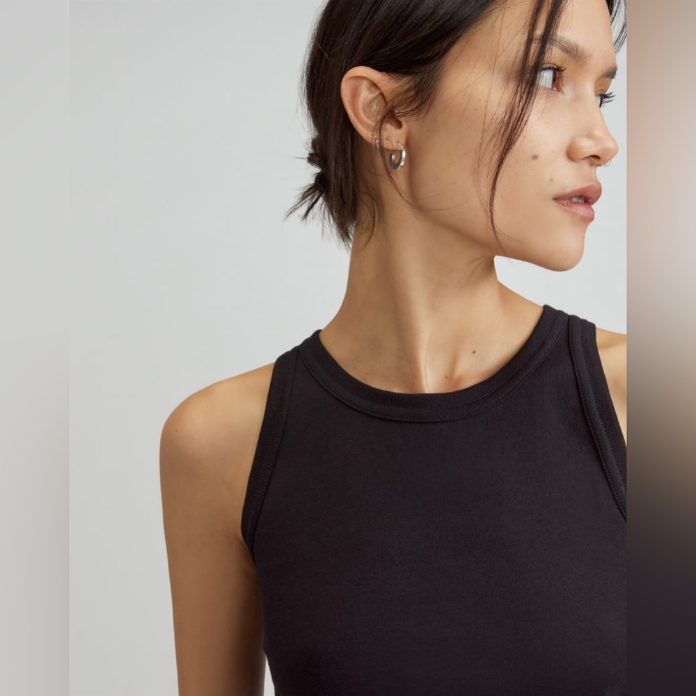 NWT Everlane The Organic Cotton Cutaway Tank - Picture 3 of 13